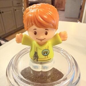 Fisher-Price Little People Figure Kids OS Green Good DJB52 Orange Hair Girl